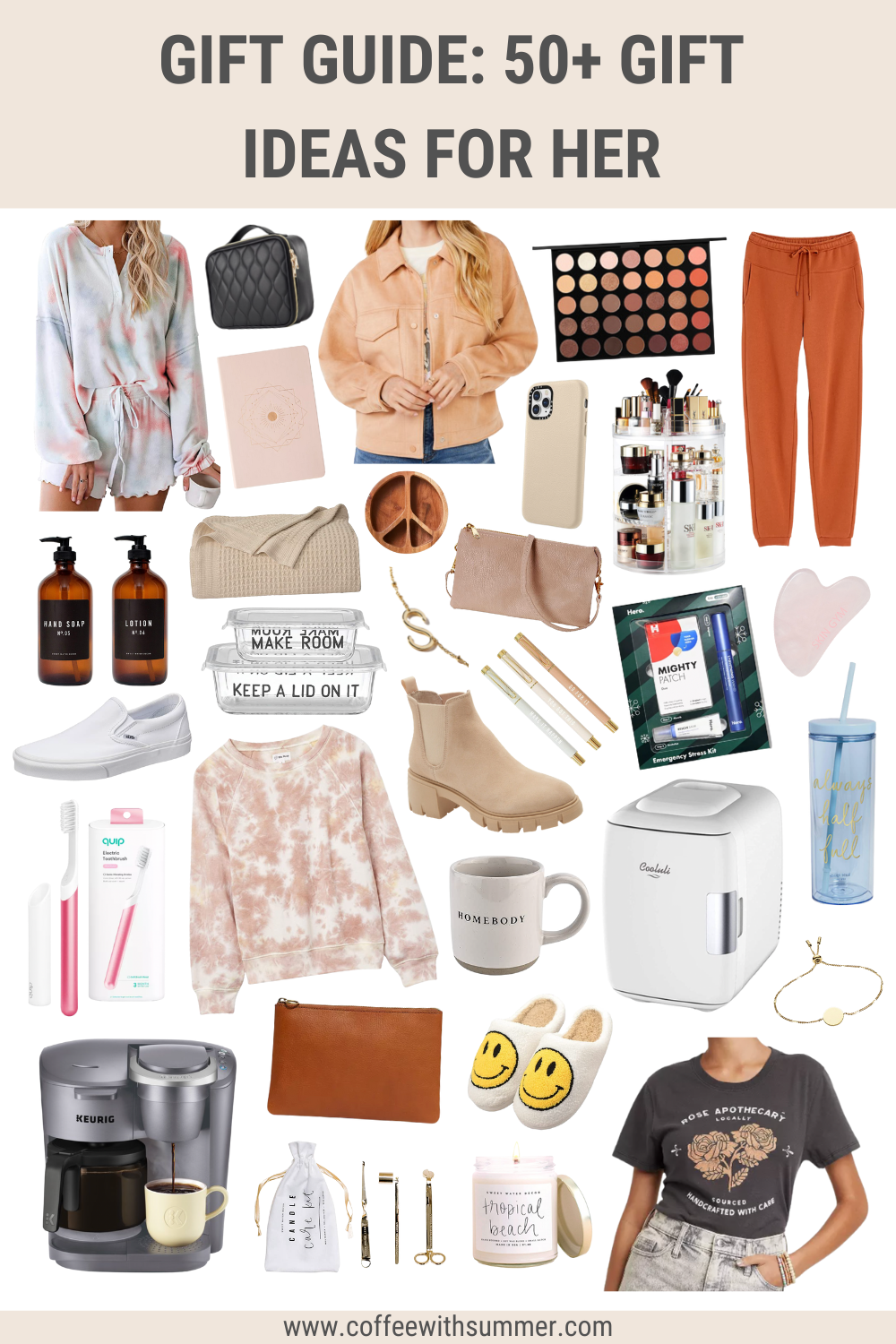 Gift Guide: 50+ Gift Ideas For Her - Coffee With Summer